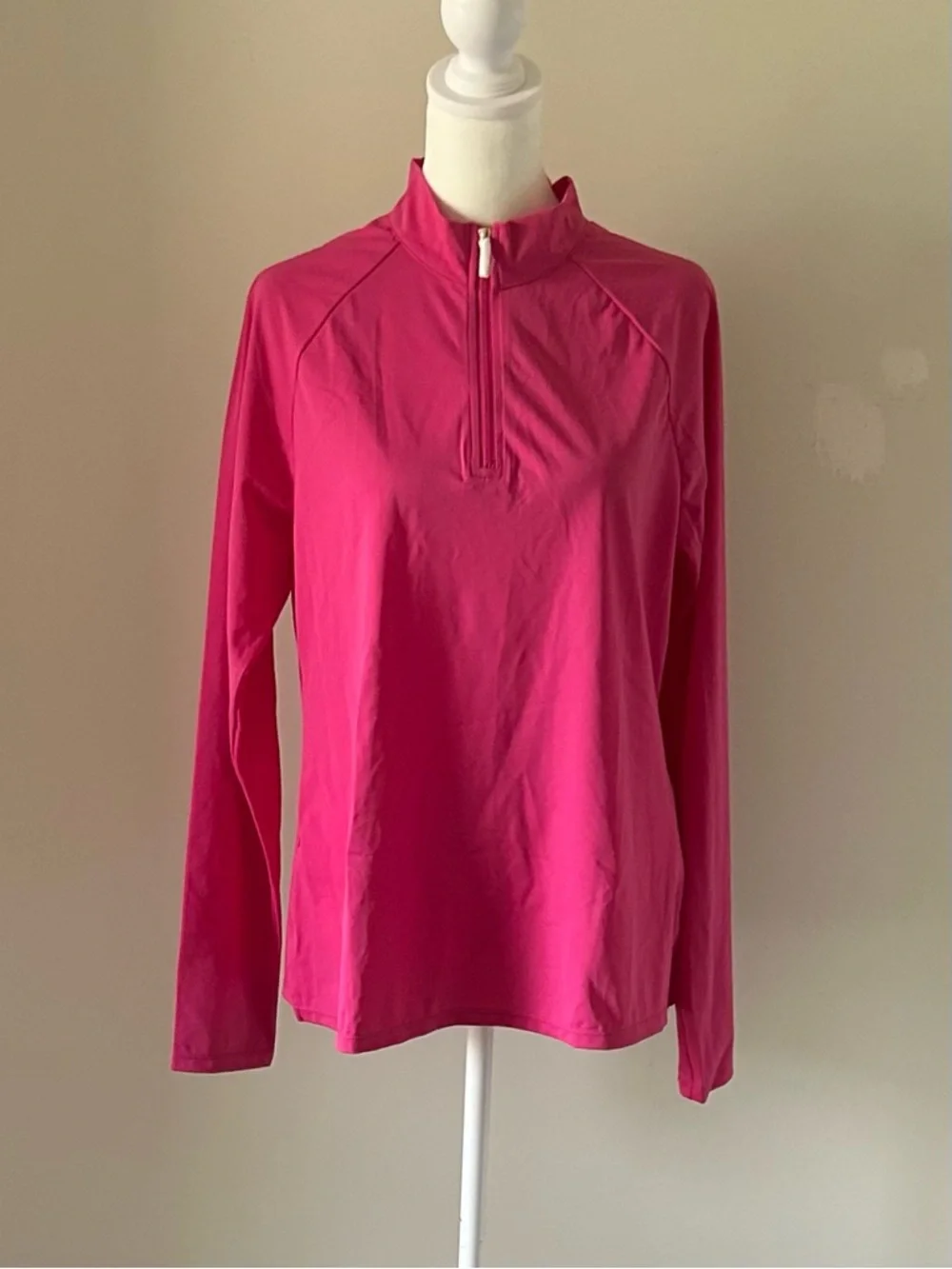 New Susan Graver Soleil Rashguard Pink size 10